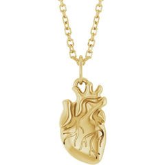 Anatomical Heart Necklace