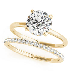 Single Row Diamond Ring