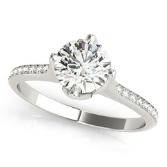 Single Row Diamond Ring