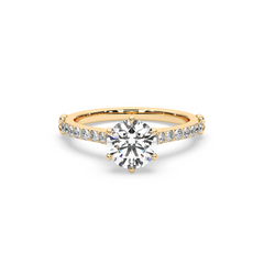 Classic No 5. Protea Diamond Ring