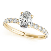 Single Row Diamond Ring