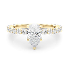 Single Row Diamond Ring
