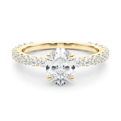 Single Row Diamond Ring