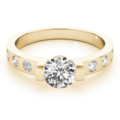 Single Row Diamond Ring