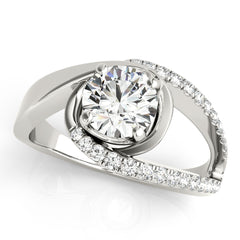 Bypass Diamond Ring