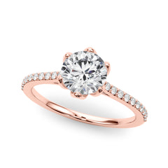 Single Row Diamond Ring