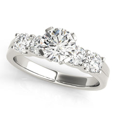 Single Row Diamond Ring