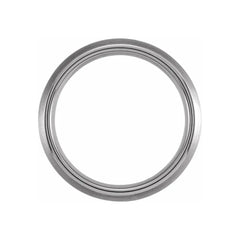 18K Yellow Gold PVD Tungsten Round Band