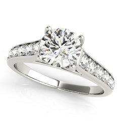 Single Row Diamond Ring