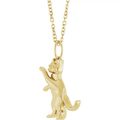 Cat Necklace 16-18