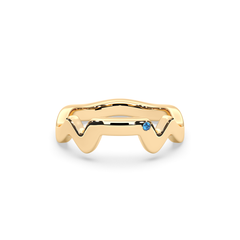 Table Mountain Pavé Londone Blue Topaz Ring