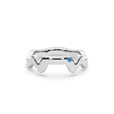 Table Mountain Pavé Londone Blue Topaz Ring