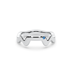 Table Mountain Pavé Londone Blue Topaz Ring