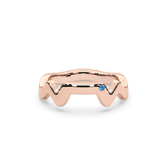 Table Mountain Pavé Londone Blue Topaz Ring