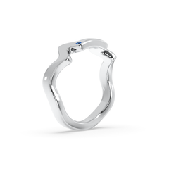 Table Mountain Pavé Londone Blue Topaz Ring