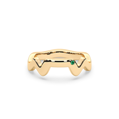 Table Mountain Pavé Tsavorite Ring