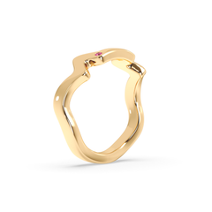 Table Mountain Pavé Sapphire Ring