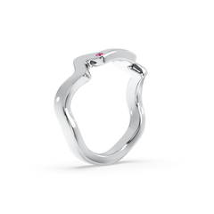 Table Mountain Pavé Sapphire Ring