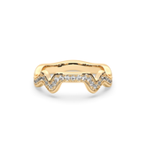 Table Mountain Pave Diamond Ring