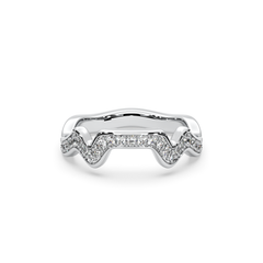 Table Mountain Pave Diamond Ring