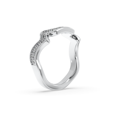 Table Mountain Pave Diamond Ring