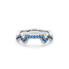 Table Mountain Pavé Londone Blue Topaz Ring