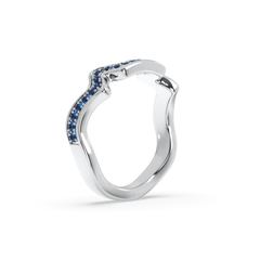 Table Mountain Pavé Londone Blue Topaz Ring