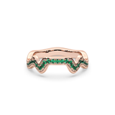 Table Mountain Pavé Tsavorite Ring