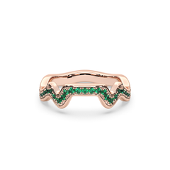 Table Mountain Pavé Tsavorite Ring