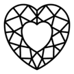 Heart Diamond Shape