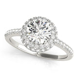 Halo Diamond Ring