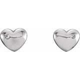 Puffed Heart Earrings