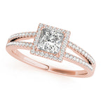 Halo Diamond Ring