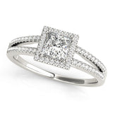 Halo Diamond Ring