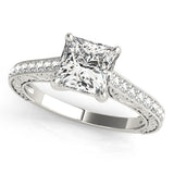 Single Row Diamond Ring