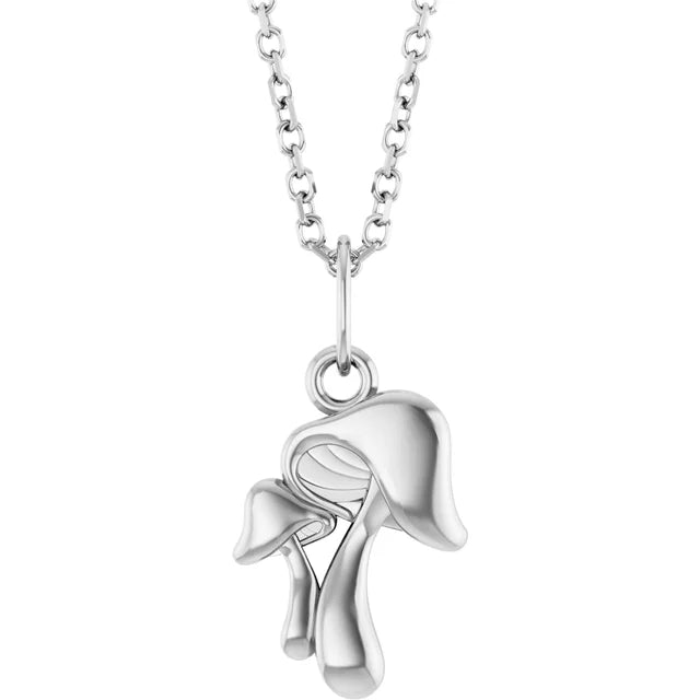 Mushroom 16-18" Necklace