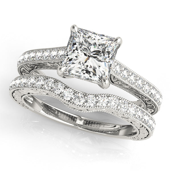 Single Row Diamond Ring