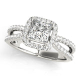 Halo Diamond Ring