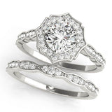 Halo Diamond Ring