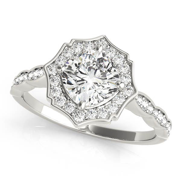 Halo Diamond Ring
