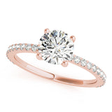 Single Row Diamond Ring