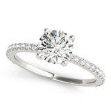 Single Row Diamond Ring