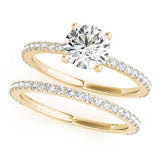 Single Row Diamond Ring