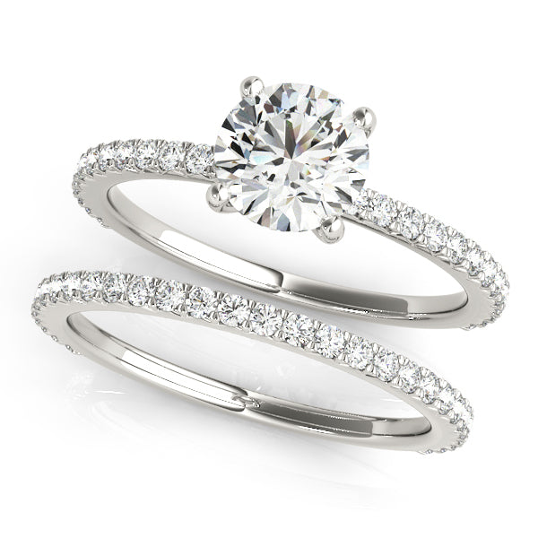 Single Row Diamond Ring