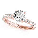 Single Row Diamond Ring