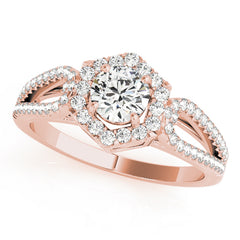 Halo Diamond Ring