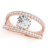 Multirow Diamond Ring