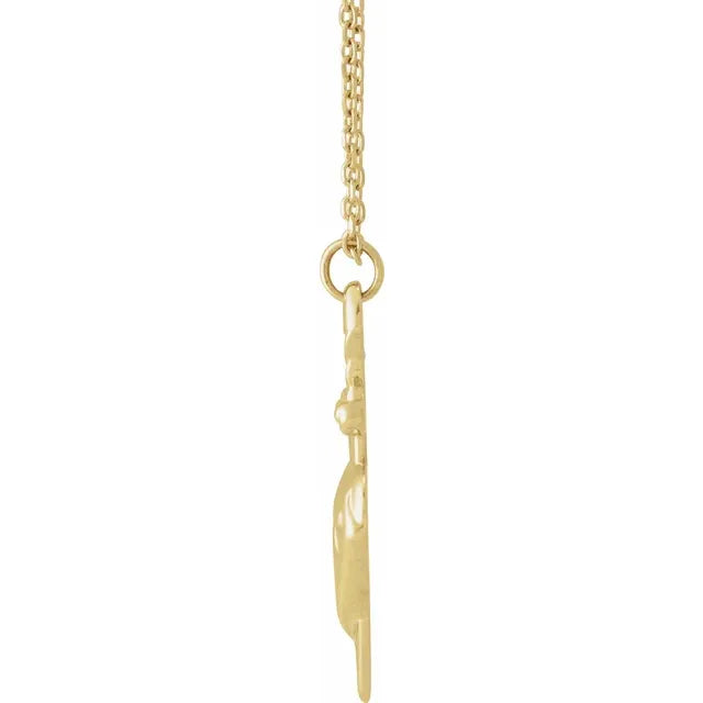 Heart & Dagger 16-18" Neckalce