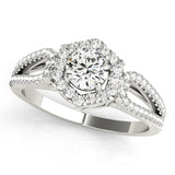 Halo Diamond Ring