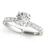 Single Row Diamond Ring